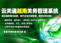 到越南投资建厂你做了几手准备？越南智能报关软件在你的预算中有占一席之地吗？